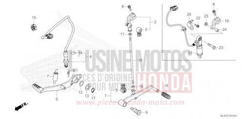 PEDALE CB750AS de 2025